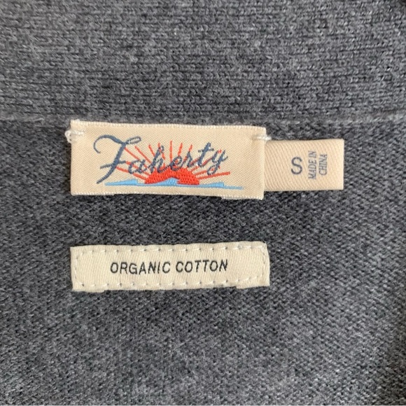 Faherty womens Mysa Gray long sleeve sweater jumpsuit S - Picture 9 of 14